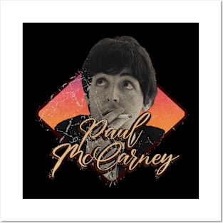 Paul mcCartney vintage design on top Posters and Art